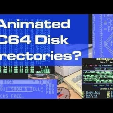 How Animated Commodore 64 Disk Directories Work