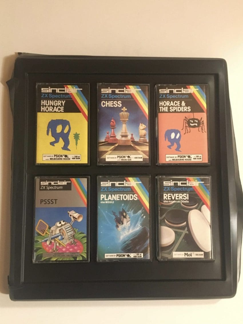 Six Zx Spectrum original games on tape!