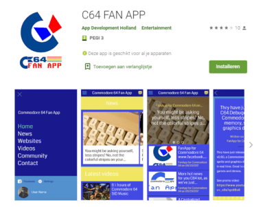 Login on our portal or download the FanApp for Commodore 64 from the stores!...