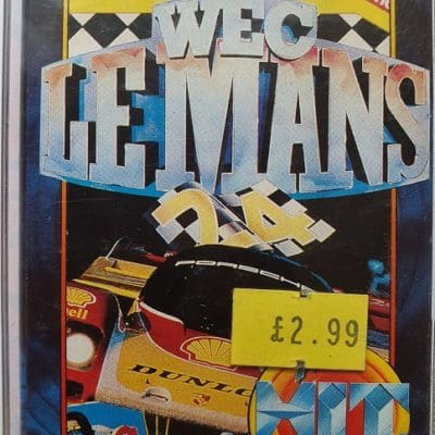 WEC Le Mans Commodore 64 Cassette