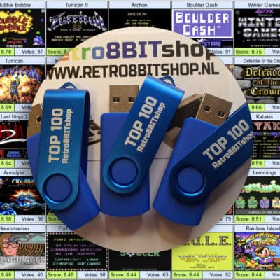 Retro8BITShop The C64 Mini Maxi Top 100 Games USB Stick 128MB