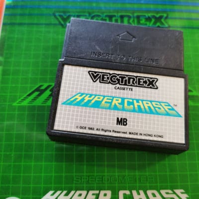 Vectrex game + overlay: Hyperchase