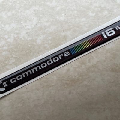 Commodore 16 - 16k 64k badge