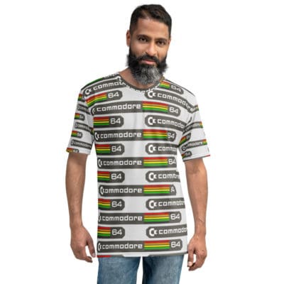 Commodore 64 logo pattern Men's T-shirt