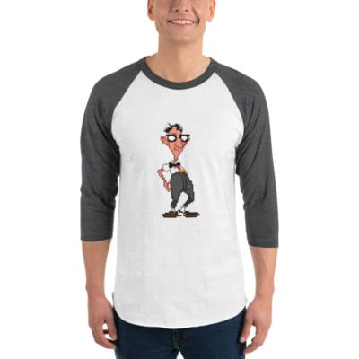 Bernard 3/4 sleeve raglan shirt
