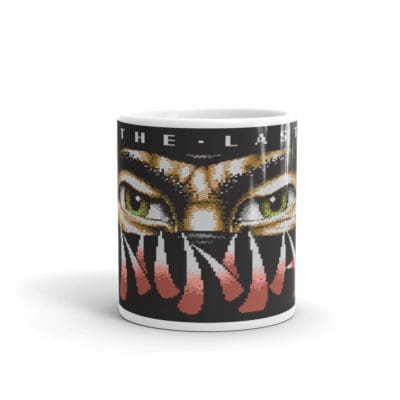 The Last Ninja White glossy mug