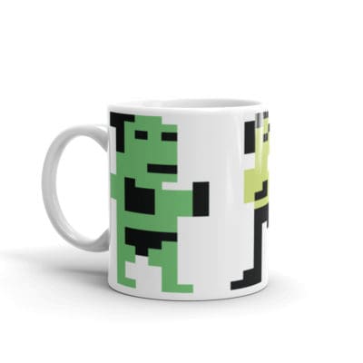 Bruce Lee White glossy mug