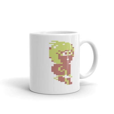 WonderBoy White glossy mug