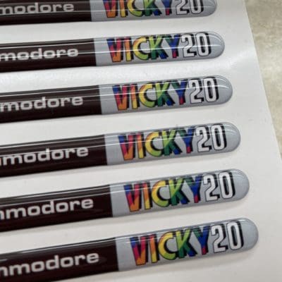 Vicky20 badge for VIC20 Clone Vicky Twenty