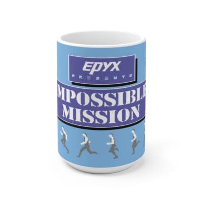 Impossible Mission Running Man Ceramic Mug (EU)