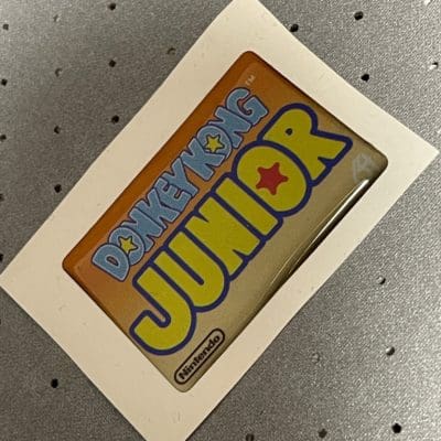 Donkey Kong Junior Commodore 64 cartridge badge