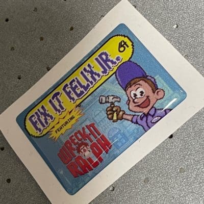 Fix it Felix jr. Commodore 64 cartridge badge