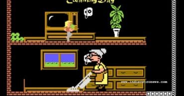 Granny's Cleaning Day - A game and watch homage gets a release on the C64