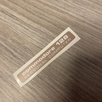Commodore 128 badge
