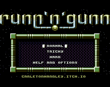 Runn 'n' Gunn (C64) by Carleton Handley