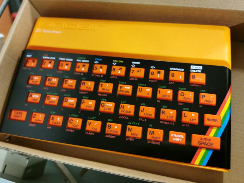 Zx Spectrum case set - Yellow [NEW]