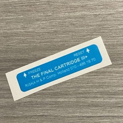 Final Cartridge III+ badge