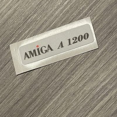 Amiga 1200 'ESCOM' badge