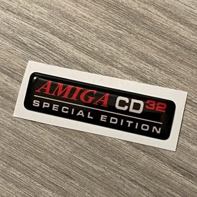 Amiga 1200 Special Edition 'CD32' badge