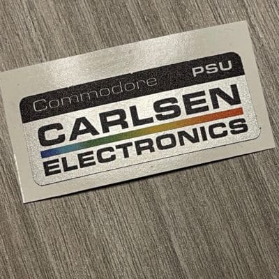 Carlsen Electronics PSU sticker