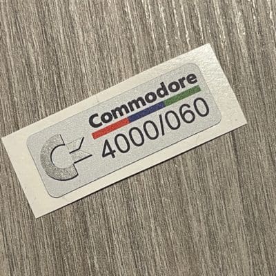 Amiga 4000 badge