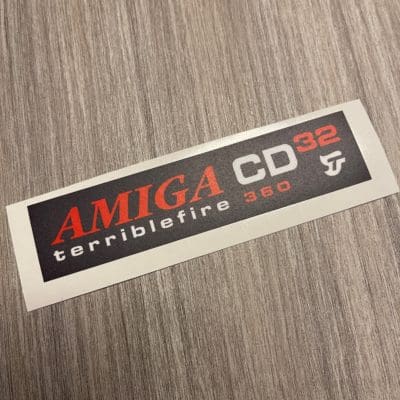 Amiga CD32 TF Case sticker