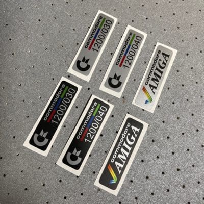 Amiga 1200 badge set (6 pieces)