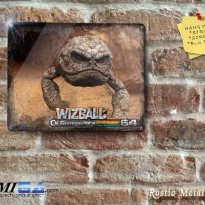 Eye-catching WIZBALL Inspired.  Rustic Old Looking - Metal Sign