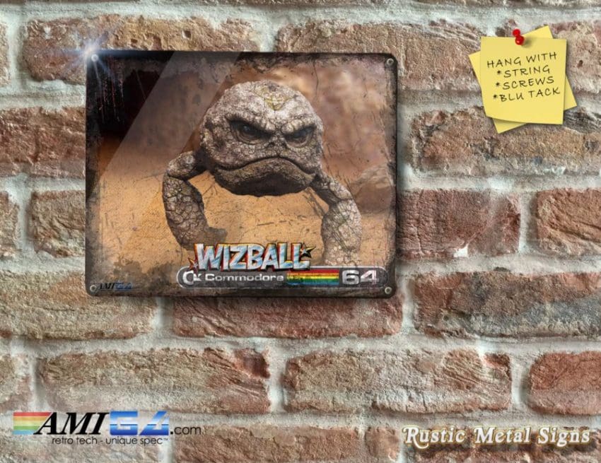 Eye-catching WIZBALL Inspired.  Rustic Old Looking - Metal Sign