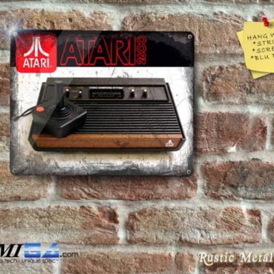 Vintage Retro Atari 2600 - Metal Sign