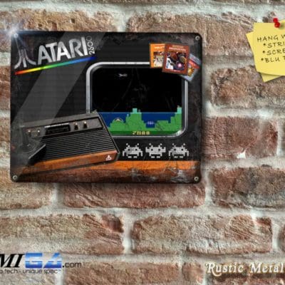 Atari 2600 Classic Retro Setup  Printed Repro - Metal Sign