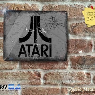 Atari Logo - vintage Looking - Metal Sign