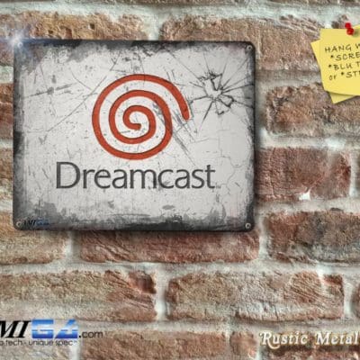 Dreamcast Logo - vintage Looking - Metal Sign