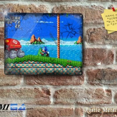 Sonic The Hedgehog Screenshot - Metal Sign