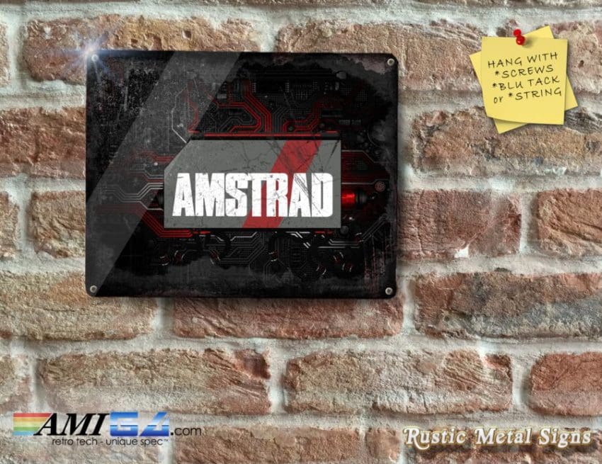 AMSTRAD Hitech on Hitech Circuit Board - Metal Sign