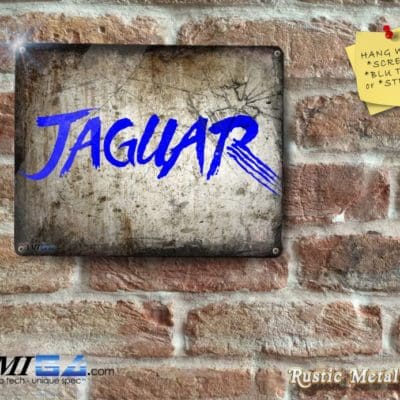 Atari Jaguar - Rustic - Eyecatching Finish - Metal Sign