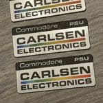 Carlsen Electronics PSU 0.5mm thick badge