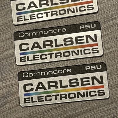Carlsen Electronics PSU 0.5mm thick badge
