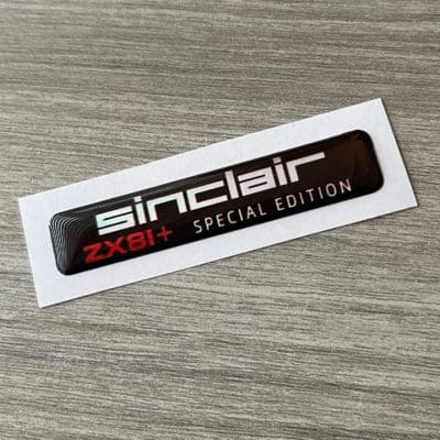 ZX81+ badge