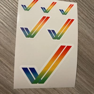 Amiga Checkmark sticker set