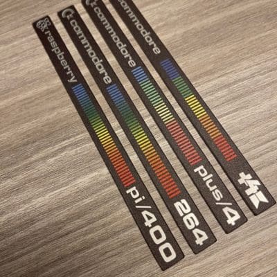 Plus 4 badges various - 0.5mm thick