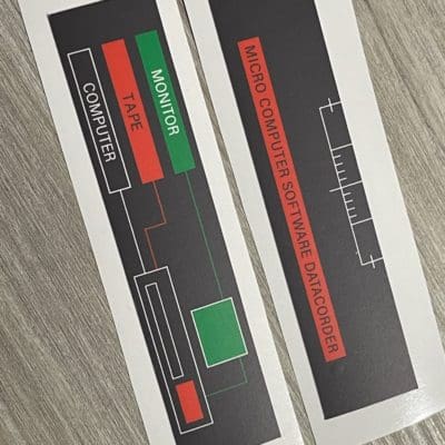 Amstrad CPC 464 stickers for Datacorder