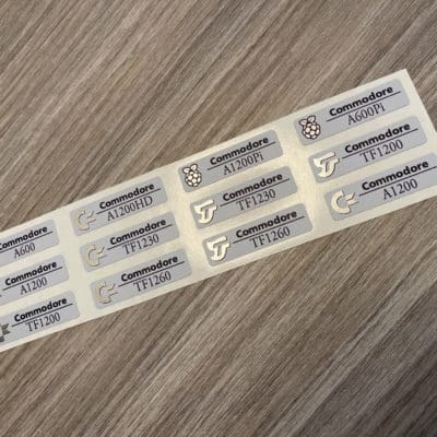 Amiga 600 / Amiga 1200 sticker set