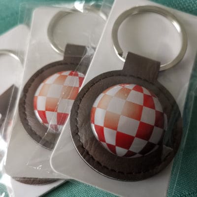 Amiga Boing Ball Luxury Keychain (1 pc)