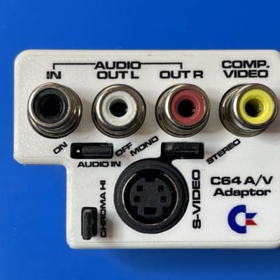 Sticker for C64 A/V-Adapter
