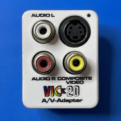 Sticker for VIC20 A/V-Adapter