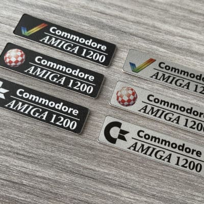 Amiga 1200 'Special' badges 0.5mm thick