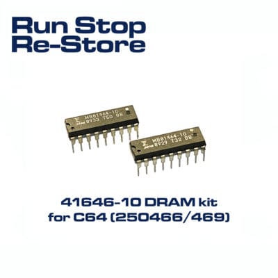 64K RAM Kit for C64C, Atari, MSX (2*81464/4464)