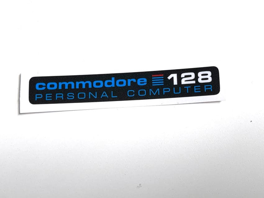 SX style C128 badge type 2