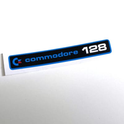 SX style C128 badge